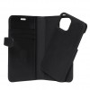 iPhone 12 og 12 Pro cover læder Sort