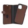 iPhone 12 og 12 Pro cover læder Brun