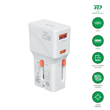 Rejselader til USB