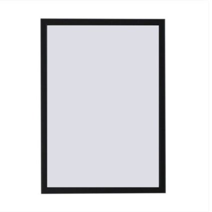 Sort Træramme 60x80cm