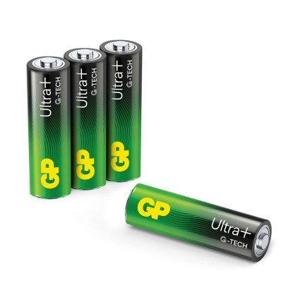 GP Ultra+ 4stk AA batterier
