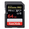 Sandisk SDXC Extreme Pro 64GB 170Mb/s