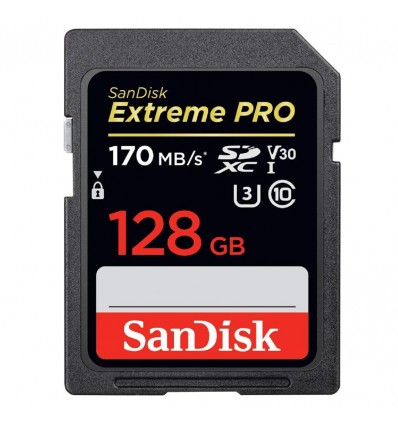 Sandisk SDXC Extreme Pro 128GB 170Mb/s