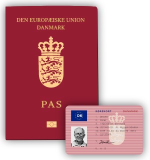 Billeder til pas og kørekort